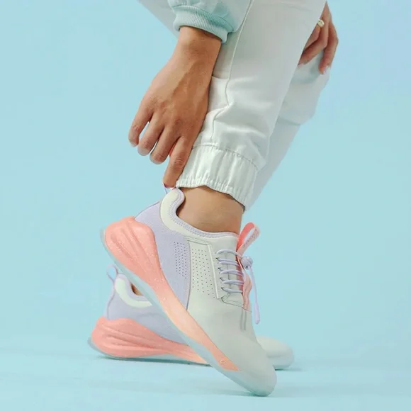 Clove Limited Edition Peach Quartz Shoes Women’s Nursing Clinical Sneakers - Picture 2 of 16